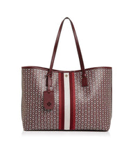 Tory Burch 53303 Gemini Link Tote Royal Burgundy