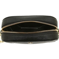 Tory Burch Emerson Round Crossbody Bag Black