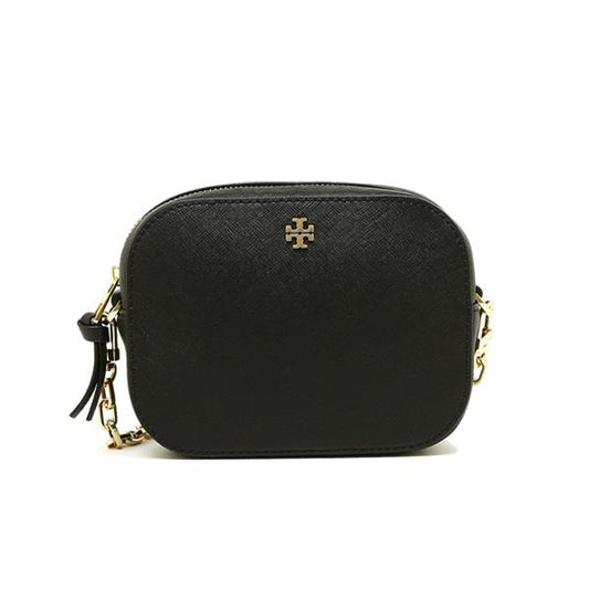 Tory Burch Emerson Round Crossbody Bag Black