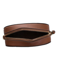 Tory Burch Emerson Round Crossbody Tigers Eye