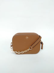 Tory Burch Emerson Round Crossbody Tigers Eye