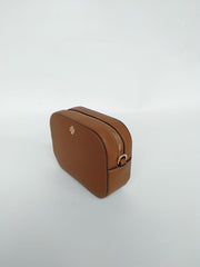 Tory Burch Emerson Round Crossbody Tigers Eye