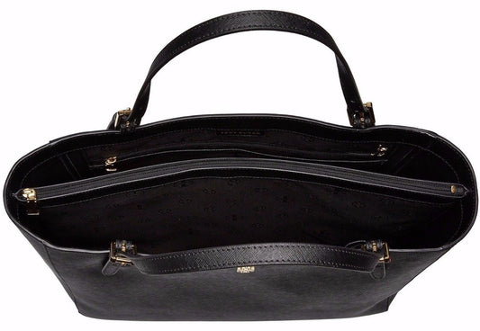 Tory Burch 49127 Emerson Small Buckle Tote Black