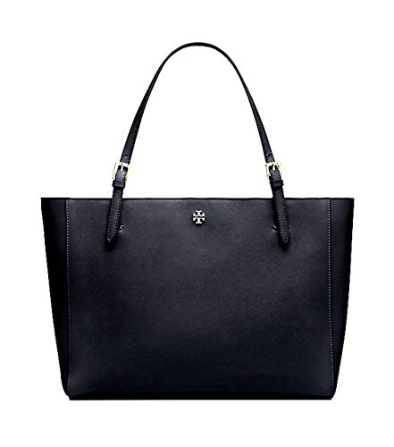 Tory Burch 49127 Emerson Small Buckle Tote Black