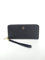 Tory Burch Emerson Zip Passport Continental Wallet Black