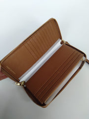 Tory Burch Emerson Zip Passport Continental Wallet Tiger Eye