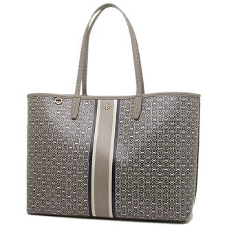 Tory burch gemini link tote french grey outlet
