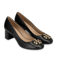 Tory Burch 50943 Janey 85mm Pump/Calf Leather Perfect Black