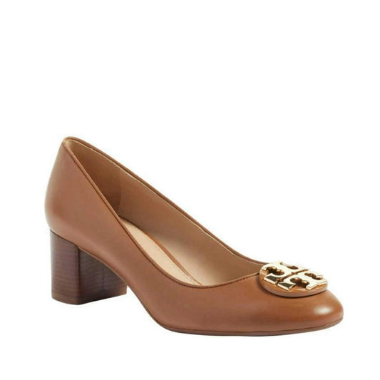 Tory Burch 50943 Janey 85mm Pump/Calf Leather Tan