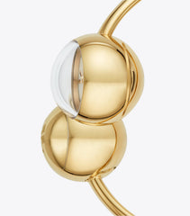 Tory Burch TBW5011 Multi Color Gold W Blair Bangle Logo Bracelet Watch