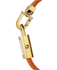 Tory Burch Tbw7009 Surrey Orange Gold Tone Watch