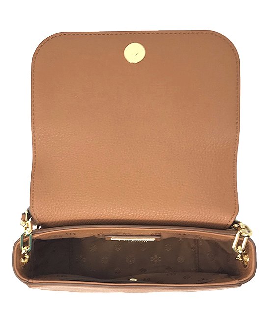 Tas Tory Burch 40916 Whipstitch Logo Mini Bag Bark Original Balilene