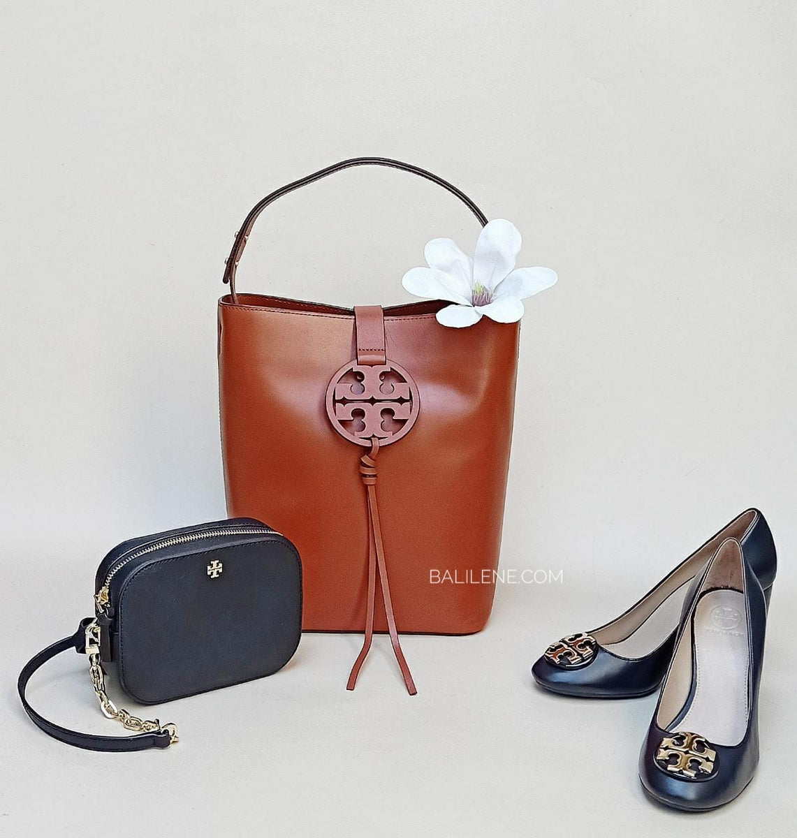 Tory Burch 49013 Miller Hobo Desert Spice Balilene