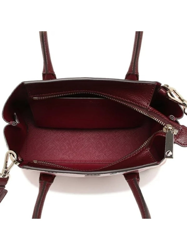 Kate Spade Wkru7011 Eva Small Top Zip Satchel Nouveanu Bloom