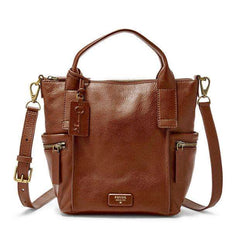 Fossil Zb6696200 Emerson Medium Leather Satchel in Brown