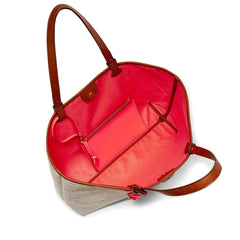 Fossil ZB7255005 Rachel Tote Black-White Stripe