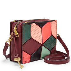 Fossil Zb7402998 Campbell Crossbody Patchwork