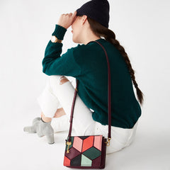 Fossil Zb7402998 Campbell Crossbody Patchwork