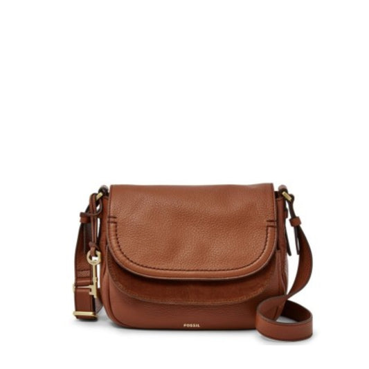 Fossil ZB7100200 Peyton Small Brown Double Flap