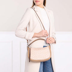 Coach 52577 Sutton Crossbody Sand Taupe
