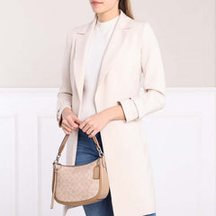 Coach 52577 Sutton Crossbody Sand Taupe