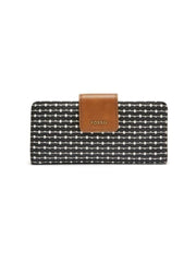 Fossil Swl1885005 Madison Slim Clutch Medium Black/white