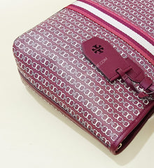Tory Burch 53304 Gemini Link Small Tote Royal Burgundy