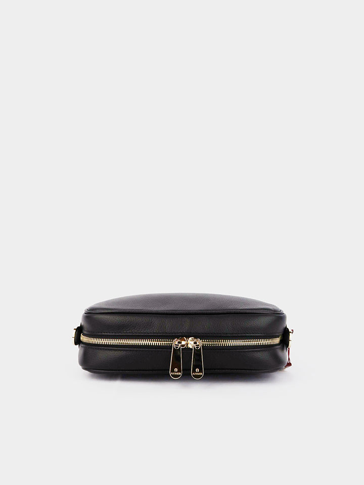 aigner 13211450 amy camera bag black balilene atas