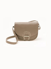 Aigner 13522685 Mini Pina Crossbody Taupe