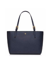 Tory Burch 49127 Emerson Small Buckle Tote Royal Navy