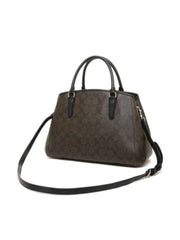 Coach F58310 Small Margot Carryall Signature Brown Black
