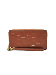 Fossil SL7915914 RFID Logan Zip Brown Multi