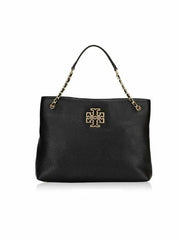 Tory Burch 60396 Britten Triple Compartment Tote Black