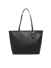 Coach F58846 Tote City Zip Black