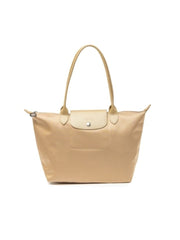 Longchamp L2605578124 Small Le Pliage Neo Tote Metallic In Gold