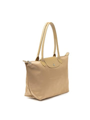 Longchamp L2605578124 Small Le Pliage Neo Tote Metallic In Gold