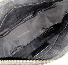 Coach F72702 Leather Jes Hobo Shoulder Black