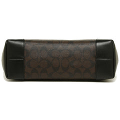 Coach F29208 Signature Zip Tote Canvas Brown/Black