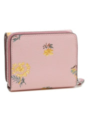 coach 2924 small trifold wallet blossom multi