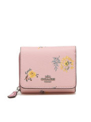 coach 2924 small trifold wallet blossom multi