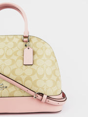 coach f27584 sierra large signature light khaki carnation balilene depan2