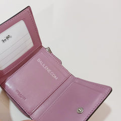 coach 2924 small trifold wallet blossom multi