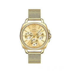 Coach 14502490 Gold Tone Steel Boyfriend Watch