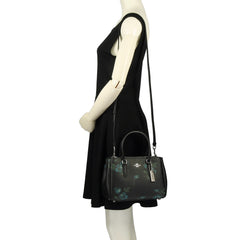 Coach F88562 Mini Surrey Floral Blue Black Multi