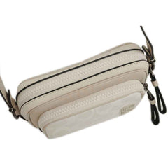 Coach 1289 Edge Double Pouch Crossbody Chalk Steam
