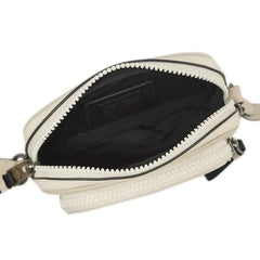 Coach 1289 Edge Double Pouch Crossbody Chalk Steam