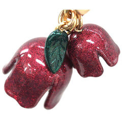 Coach F58514 Glitter Tea Rose Bag Charm