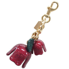 Coach F58514 Glitter Tea Rose Bag Charm