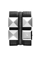 Karl Lagerfeld KL2003 Leather Strap Punk Black