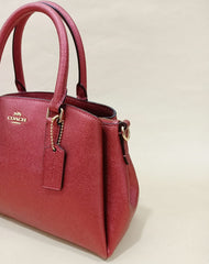 Coach F29665 Mini Sage Metalik Currant